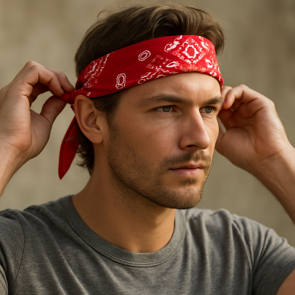 How to tie a bandana